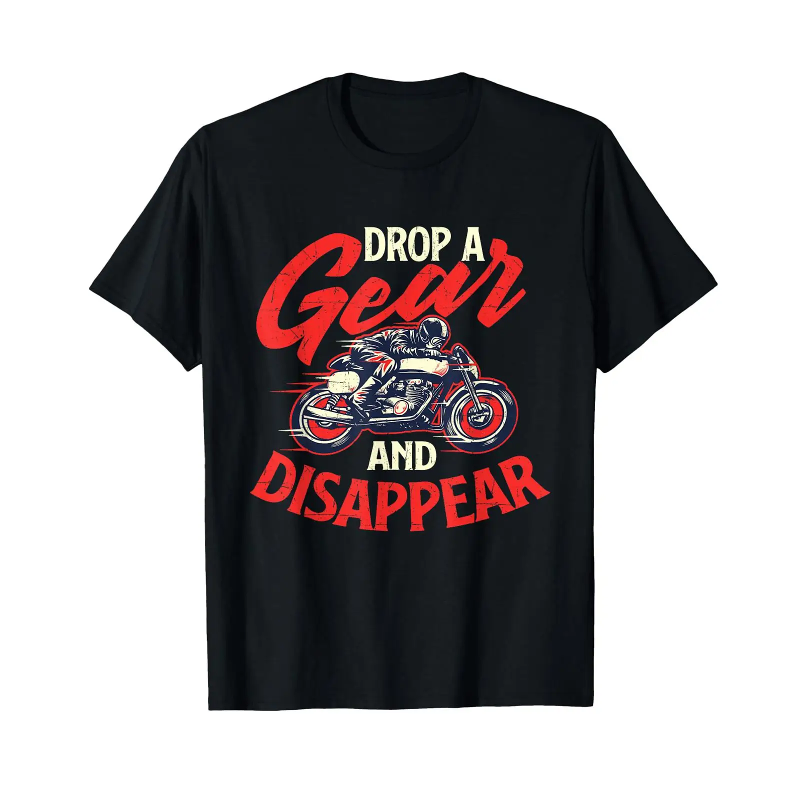 Motorcycle Gear Wash - Koszulka motocyklowa Drop A Gear and