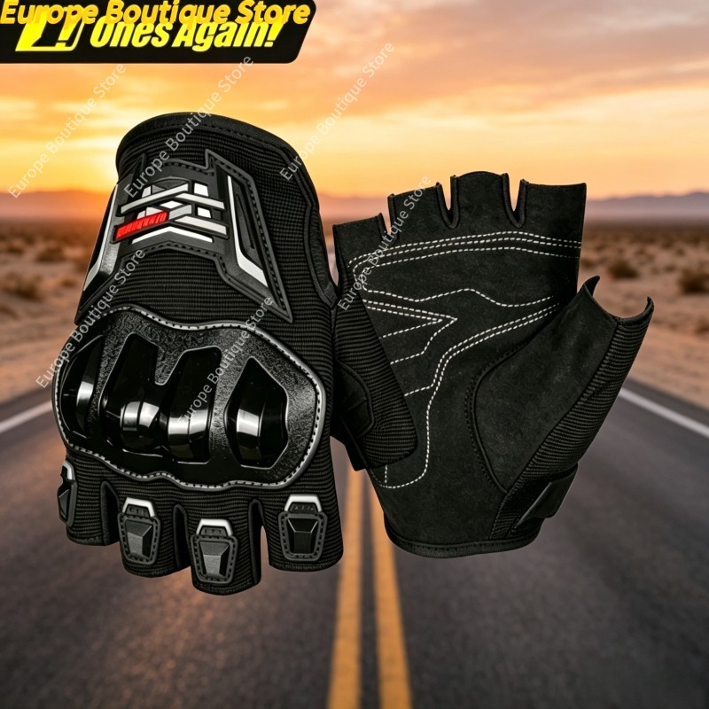 Motorcycle Gear For Summer - Letnie oddychające rękawice motocyklowe z odkrytymi