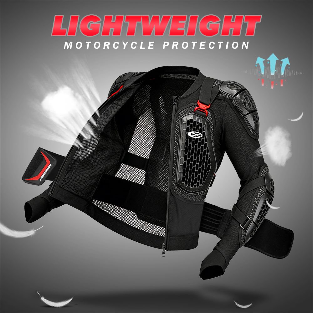 Motorcycle Gear Jacket - Letnia oddychająca kurtka motocyklowa z pełnym