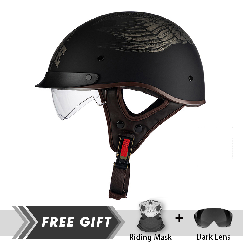 Kask na pół twarzy Crash Mężcz – Motorcycle Gear In Store recenzja i cena