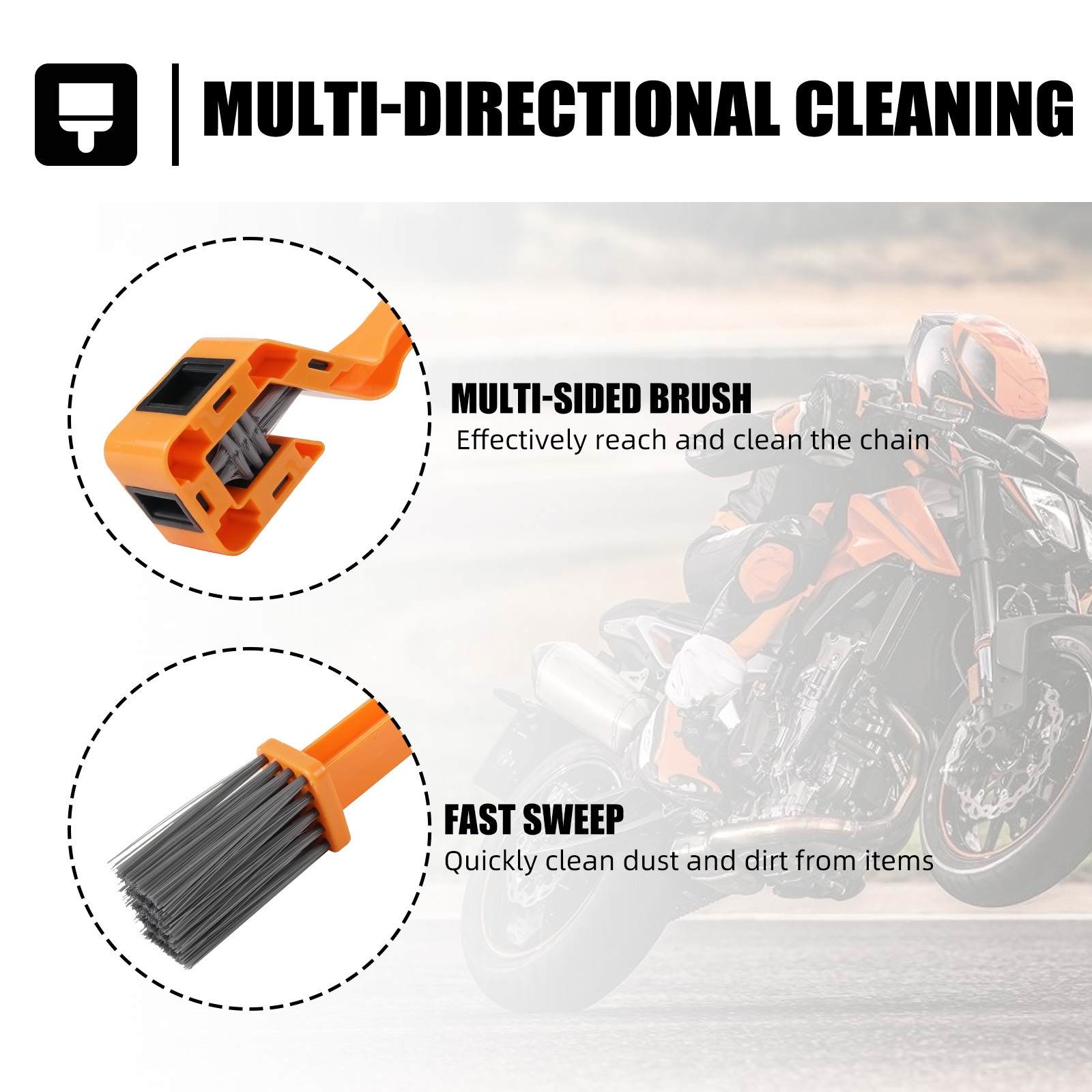 Szczotka do czyszczenia łańcuc – Motorcycle Gear Wash recenzja i cena