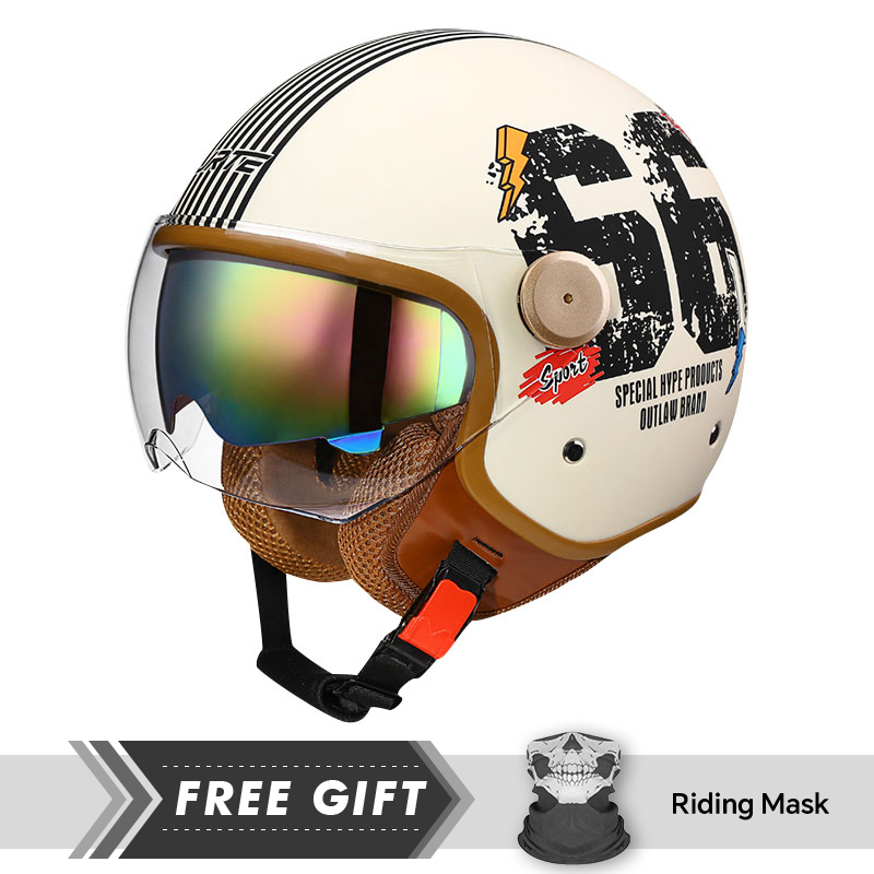 DOT zatwierdzony kask otwarty  – Motorcycle Gear In Store recenzja i cena