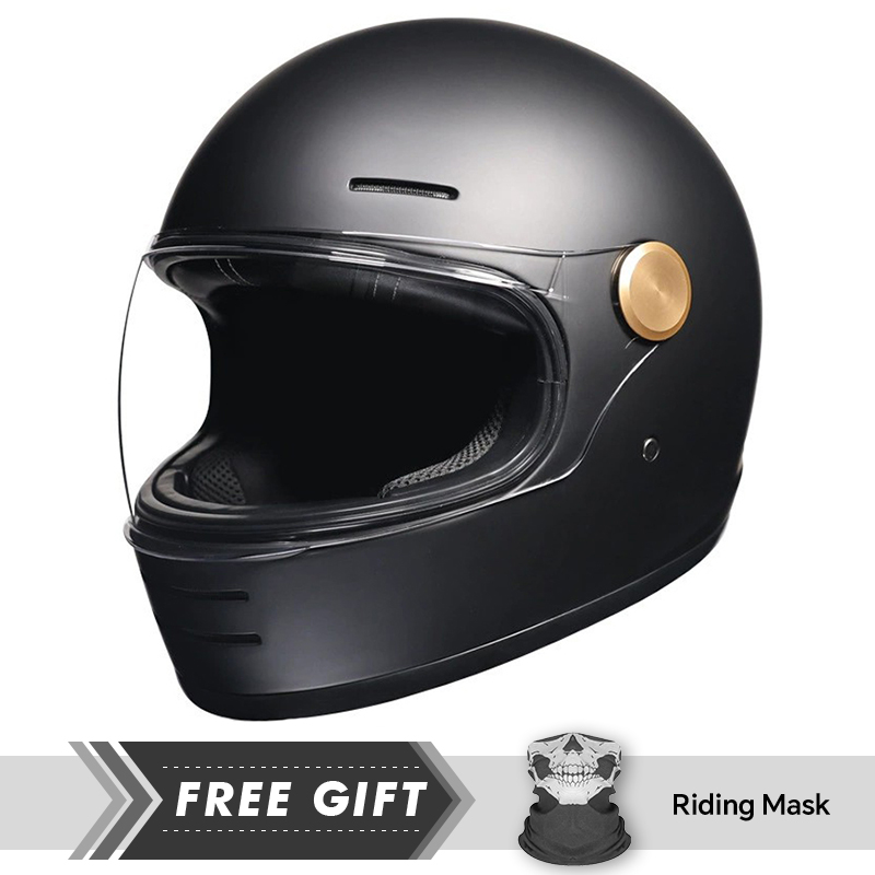 Kask motocyklowy vintage, pełn – Motorcycle Gear In Store recenzja i cena