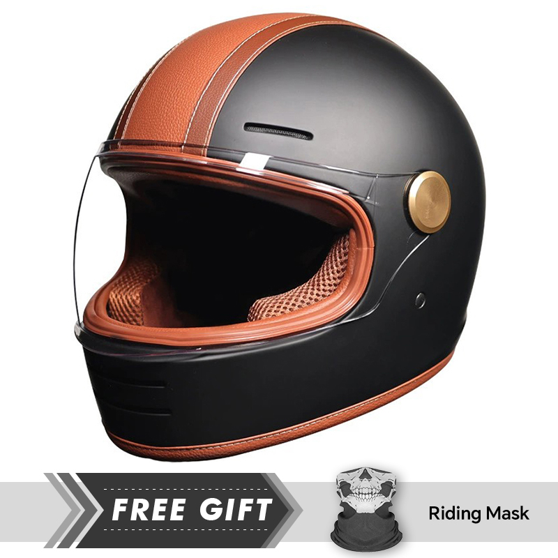 Kask motocyklowy vintage, pełn – Motorcycle Gear In Store recenzja i cena