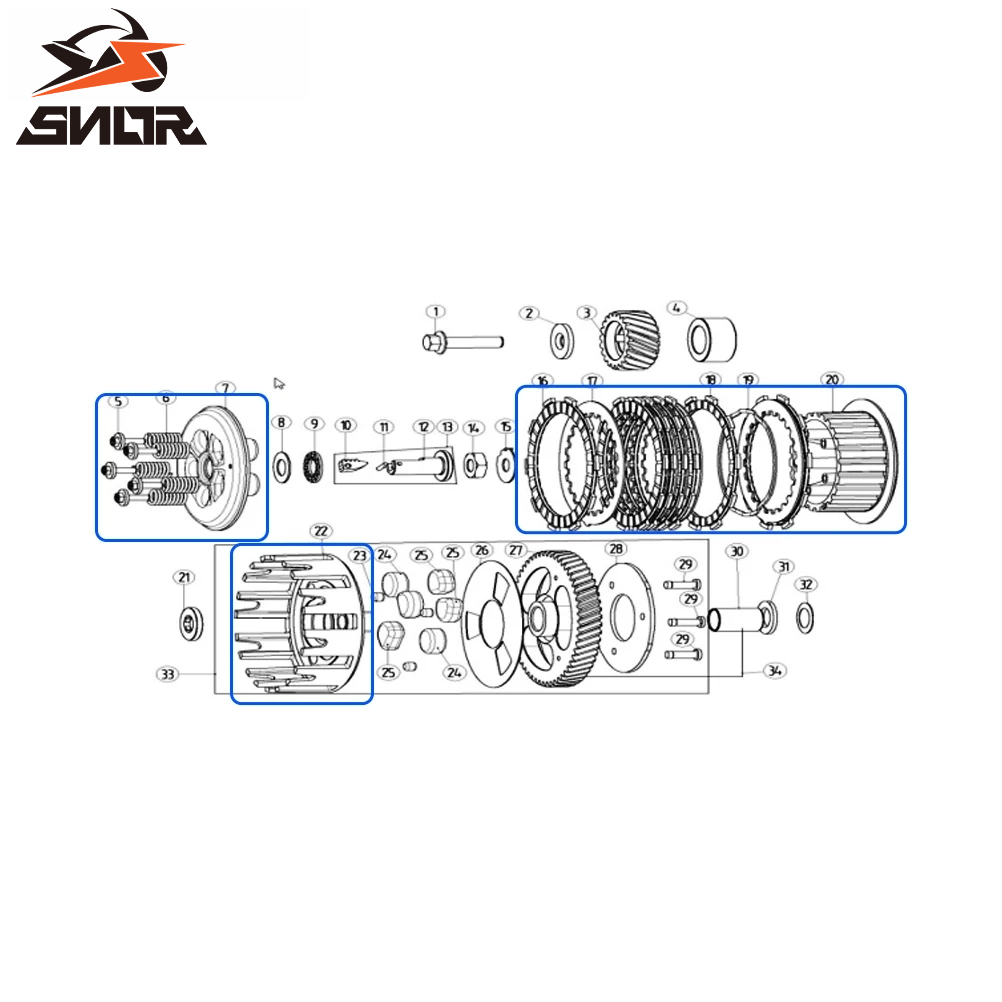 Zestaw sprzęgła motocyklowego  – Motorcycle Gear Sleeve recenzja i cena